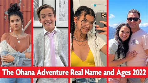 The Ohana Adventure Real Name and Ages 2023 - YouTube