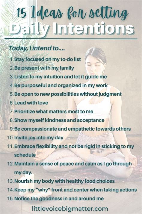 15 Ideas for Setting Daily Intentions | Intention quotes, Intentions, Gratitude journal prompts