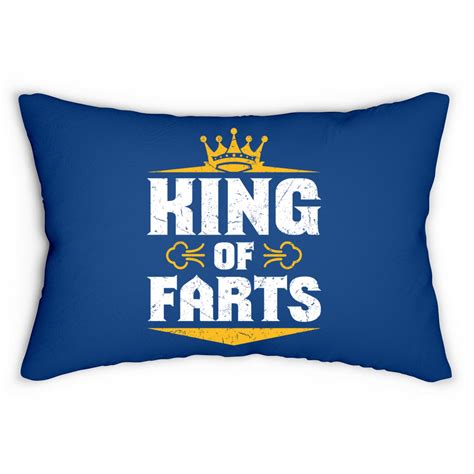 Dad Fart Lumbar Pillow - King Of Farts - Dad Fart - Lumbar Pillows