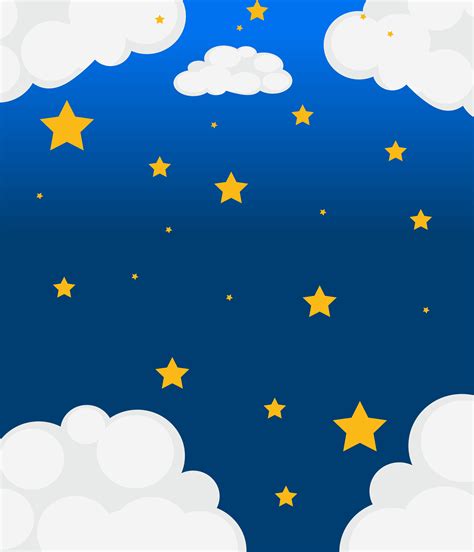 A sky with bright stars 434203 Vector Art at Vecteezy