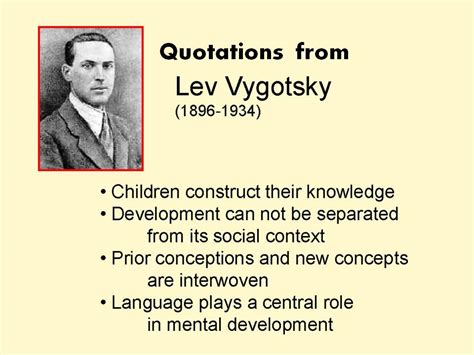 content write ups: Quotations from LEV VYGOTSKY