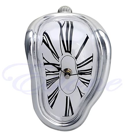 2017 New Unique Novelty Salvador Style Hanging Clock Surrealist ...