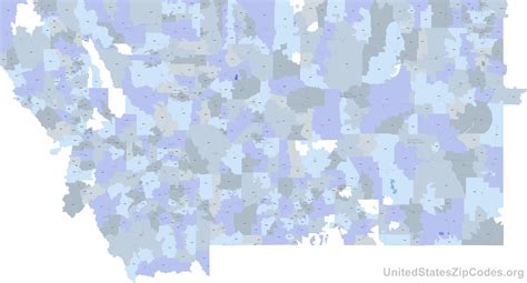 Montana Zip Codes Map - London Top Attractions Map