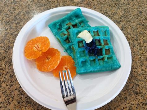 delicious blue waffles : r/cursedfood