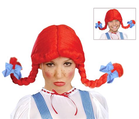 Wendys Wig Wendys Costume Wig For Kids and Adults Wendys Fast Food ...