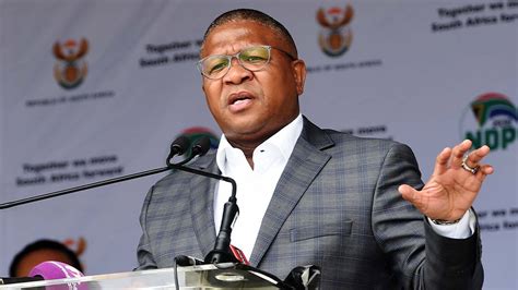 Minister of Transport Fikile Mbalula and Deputy Minister Sindisiwe ...