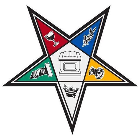 Order of the Eastern Star, OES, Free Mason, Masonic, Reflective, Window, Decal, Sticker ...