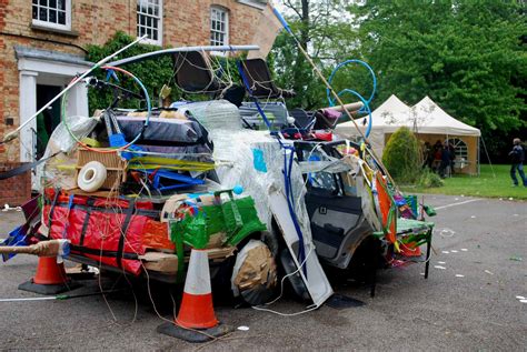 Trash Car sculpture - Living Archive