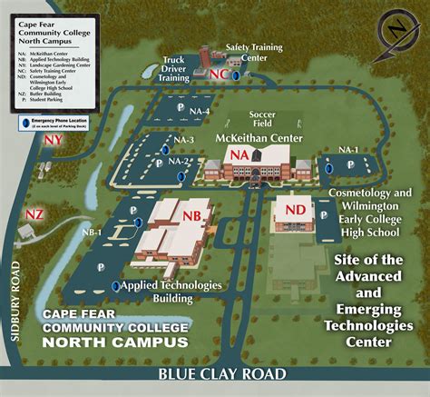 North Campus Map | Cape Fear Community College