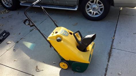 Yardman 21 inch, for cycle, 5 hp snowblower. Does need a replacement line due to placement next ...