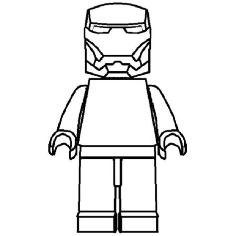 Lego Ironman Coloring Pages Printables