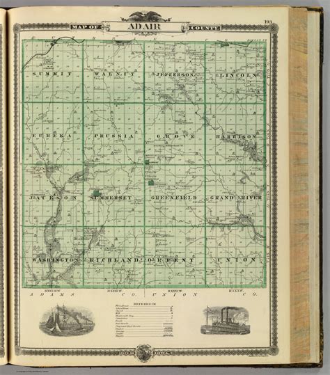 Map of Adair County, State of Iowa. - David Rumsey Historical Map ...