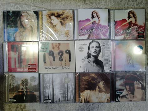 Taylor Swift Album Set of 12 CD, Hobbies & Toys, Music & Media, CDs & DVDs on Carousell