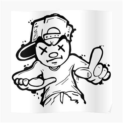 "Graffiti Cartoon" Poster for Sale by ItsmeLevyM | Redbubble