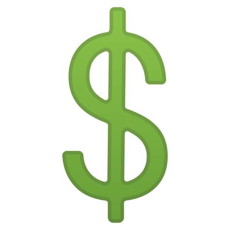 Heavy dollar sign Icon | Noto Emoji Objects Iconset | Google