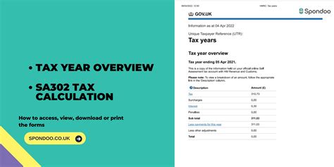 Difference between sa302 and tax year overview – what you provide your mortgage provider