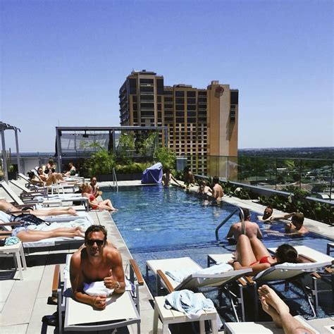 Rooftop pool at Westin in Austin