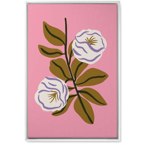 White Flower Canvas Wall Art | Shutterfly