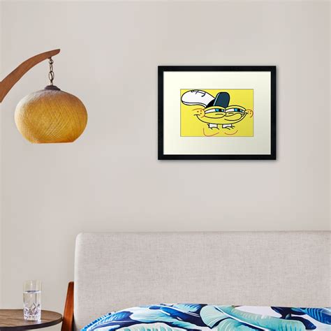 "Spongebob Smirk Face" Framed Art Print by kirkdstevens | Redbubble