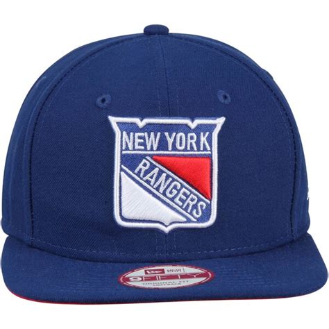 Mens New York Rangers New Era Royal Blue Practice Snap Original Fit ...