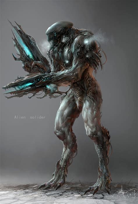 Alien Soldier Concept Art