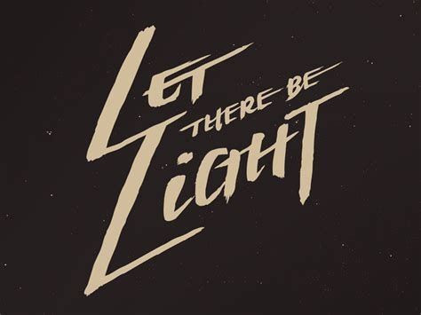 Let there be light. by Quinn Qian on Dribbble