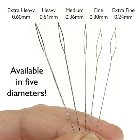 Needles - Collapsible Eye Beading Needles - Various Sizes - Reusable!