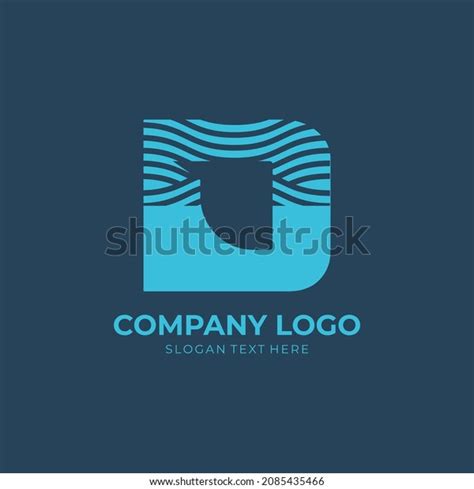 Initial D Wave Logo Design Initial Stock Vector (Royalty Free ...