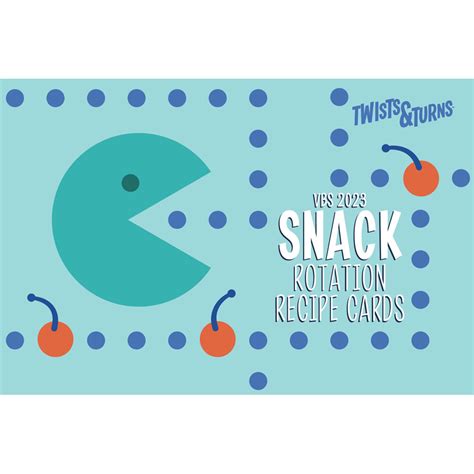 Snack Rotation Recipe Cards - Twists & Turns VBS 2023 by Lifeway