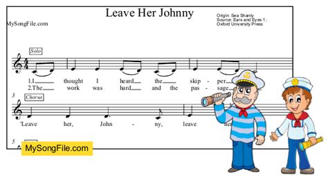 Leave Her Johnny | My Song File