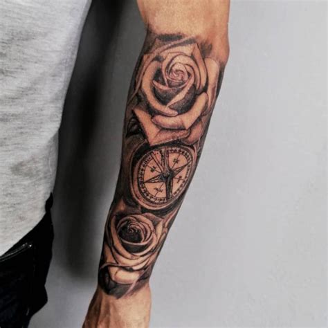 Cool Rose Tattoo Drawings