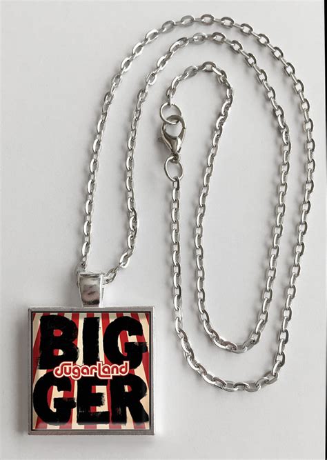 Sugarland - Bigger - Album Cover Art Pendant Necklace – Hollee