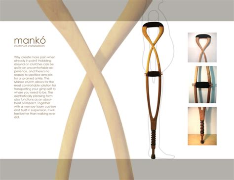 Manko Wooden Crutch Concept