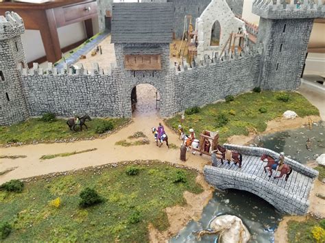 Bunratty Castle inspired medieval diorama