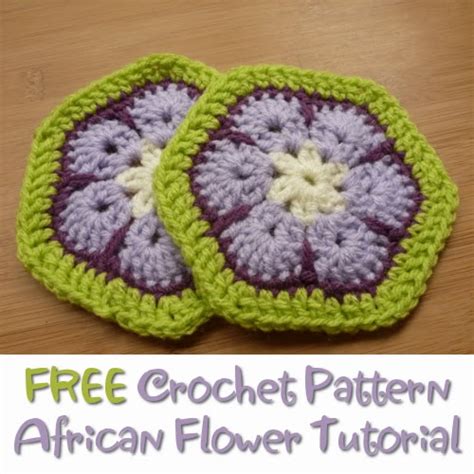 Free Crochet Pattern African Flower Tutorial