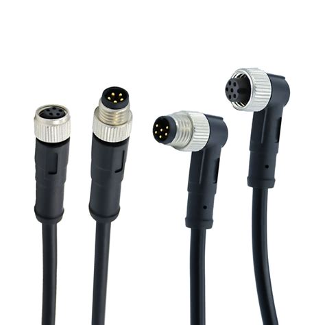 M12 Waterproof Industrial 3 4 5 6 8 12 Pin Wire Connector - Wire ...