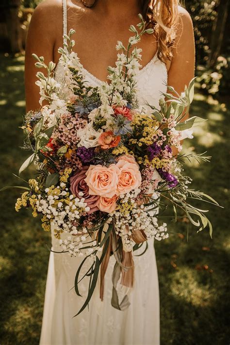 Wildflower Bridal Bouquet | Wildflower bridal bouquets, Dream wedding ...