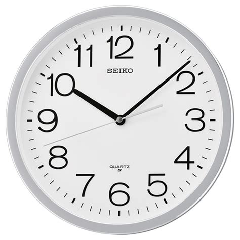 12" Office Classic Numbered w/ Quiet Sweep Wall Clock, Round, Quartz ...