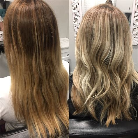 Hair. Before and after. Blonde. Highlights. | Blonde highlights, Levels of hair color, Blonde ...