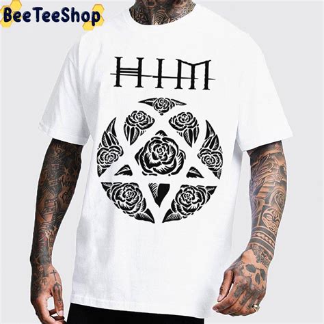 Him Band Heartagram Logo Trending Unisex T-Shirt - Beeteeshop