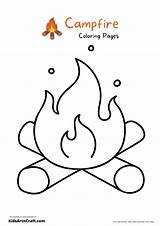 Campfire Coloring Pages For Kids – Free Printables  Art & Craft sketch template