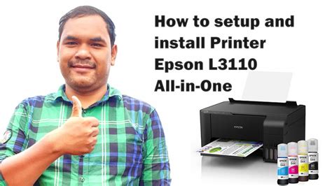 How to setup and install Printer Epson L3110 All-in-One/Technology and Unboxing a New Product ...