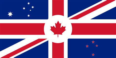 Flag for a hypothetical CANZUK Union (Canada + Australia + New Zealand + UK Union) : r/vexillology