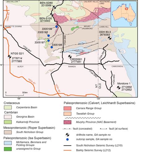 1 Location of the geochronology samples reported in this Record.... | Download Scientific Diagram