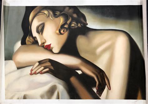 Tamara De Lempicka La Dormeuse 90 X 120 Cm & 60 X 90 Cm the - Etsy