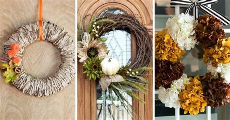 20 Easy Wreaths for Fall - The Crafty Blog Stalker