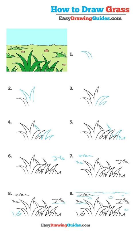 How to Draw Grass – Really Easy Drawing Tutorial | Easy drawings, Drawing tutorial easy, Drawing ...