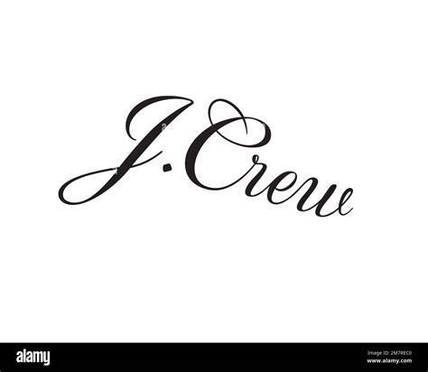 J. Crew, rotated logo, white background B Stock Photo - Alamy