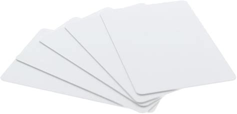 Amazon.com : Bulk 100 Pack - Premium Blank PVC Cards for ID Badge ...