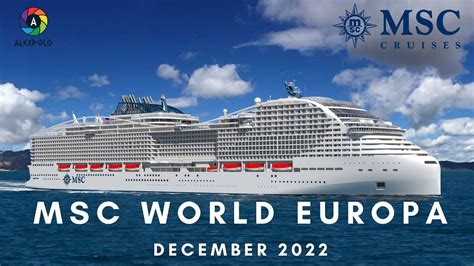 MSC World Europa* 2022 - New Italian Cruise Ship - YouTube